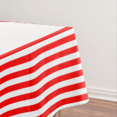 赤と白のストライプ テーブルクロス (インサイチュ)