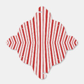 赤と白のストライプ フェイバーボックス (折り畳みなし)