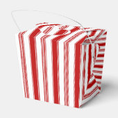 赤と白のストライプ フェイバーボックス (裏面サイド)