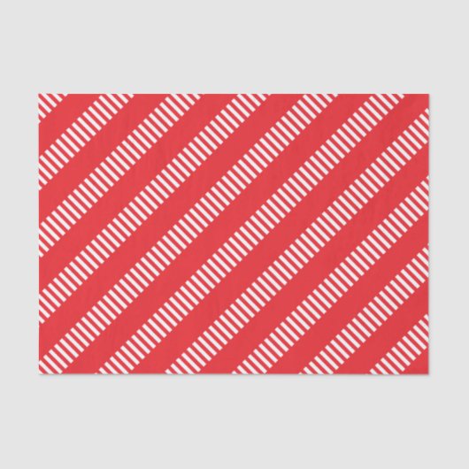 赤と白のストライプ 薄葉紙 (正面)