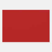 赤と白のタイルパターン ラッピングペーパーシート (正面2)