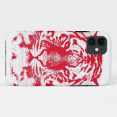 赤と白のトラの顔の終わり Case-Mate iPhoneケース (裏面(横))