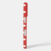 赤と白のドット模様 Case-Mate iPhoneケース (裏面 / 右)