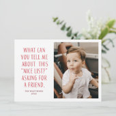 赤と白のナイスリスト 友達に聞いてみた 面白い シーズンカード (スタンド正面)