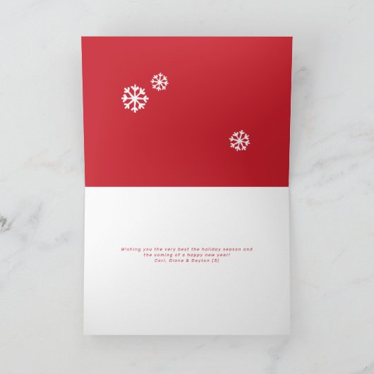 赤と白のナイスリスト 友達に聞いてみた 面白い シーズンカード (内部)