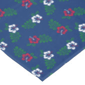 赤と白のハイビスカステーブルクロス テーブルクロス (アングル)