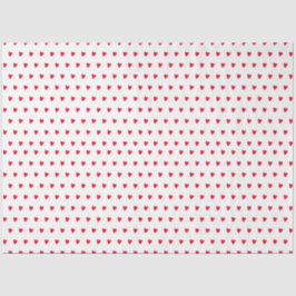 赤と白のハートバレンタインデー 薄葉紙