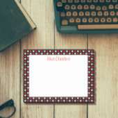 赤と白のハートパーソナライズされたItノートの投稿 ポストイット