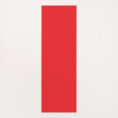 赤と白のバラ ヨガマット (裏面)