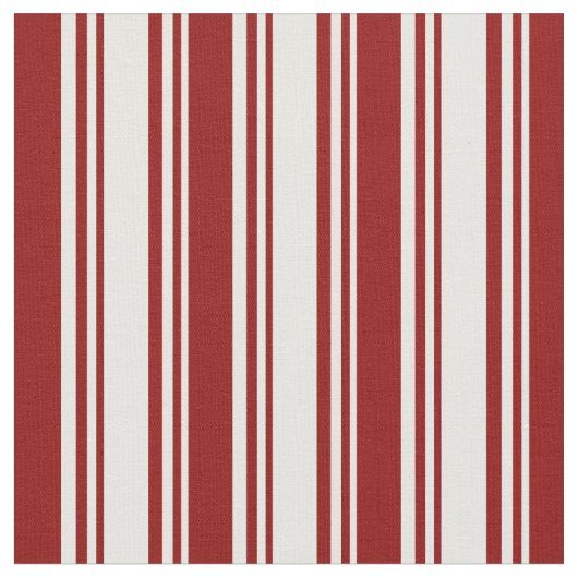 赤と白のパターン ファブリック (クローズアップ)