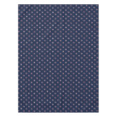 赤と白のブイパターン テーブルクロス (正面)