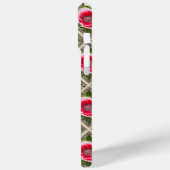 赤と白のポピーでiPhoneケースを叩く Case-Mate iPhoneケース (裏面 / 左)