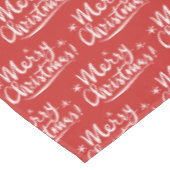 赤と白のメリークリスマスパターンテーブルクロス テーブルクロス (アングル)