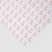 赤と白のラブアローバレンタインデー 薄葉紙 (詳細)