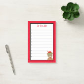 赤と白の並びのかわいいクマ小妖精や小人をリストするには ポストイット (オフィス)