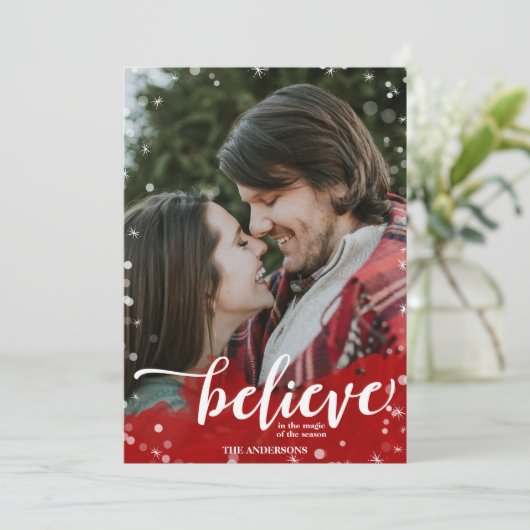 赤と白の信じ輝きの魔法 招待状 (スタンド正面)