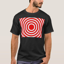 赤と白の円 Tシャツ