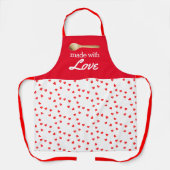 赤と白の料理が好きなあなたに エプロン (正面)