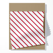 赤と白の斜めストライプ ファブリック