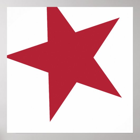 赤と白の星 ポスター (正面)
