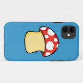 赤と白の水玉模様のきのこ Case-Mate iPhoneケース (裏面(横))