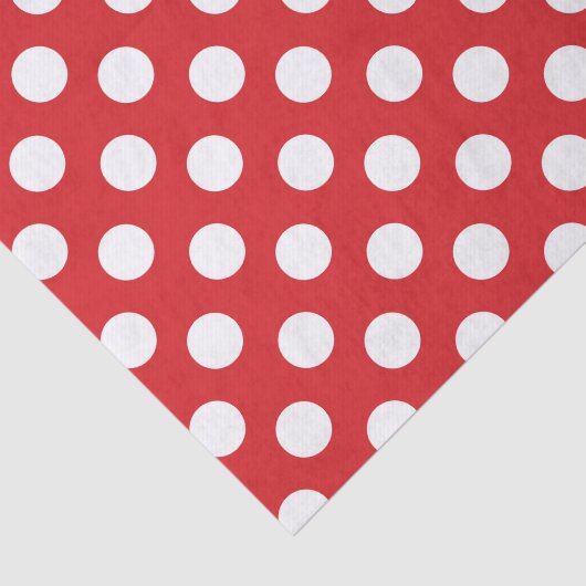 赤と白の水玉模様の誕生日パーティー 薄葉紙 (詳細)