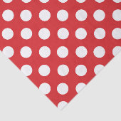 赤と白の水玉模様誕生日パーティー 薄葉紙 (詳細)