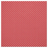 赤と白の水玉模様 ファブリック (見本)