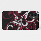 赤と白の渦巻き Case-Mate iPhoneケース (裏面(横))