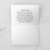 赤と白の美しいリンゴの花 サンキューカード (内部)