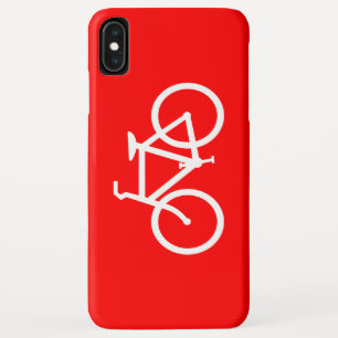 赤と白の自転車 iPhone XS MAXケース