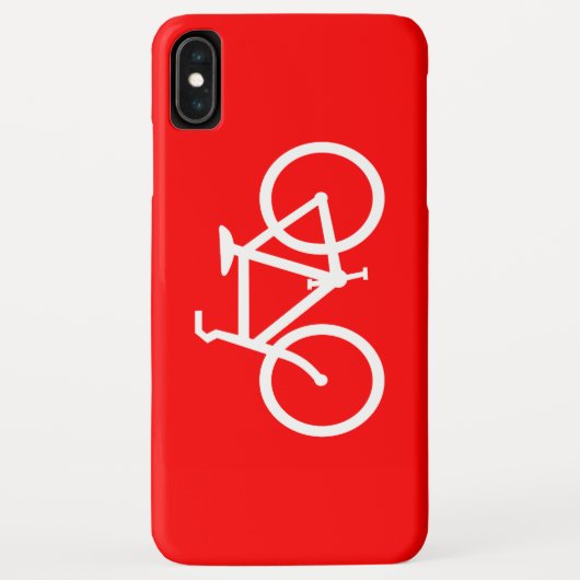 赤と白の自転車 Case-Mate iPhoneケース (裏面)