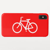 赤と白の自転車 Case-Mate iPhoneケース (裏面(横))