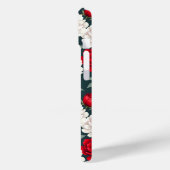 赤と白の芍薬の花 Case-Mate iPhoneケース (裏面 / 左)