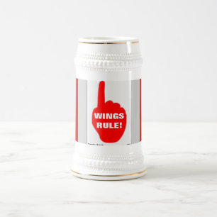 赤と白の規則 ビールジョッキ