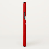 赤と白のiphoneと示されるヘッドホーンDJは包装します Case-Mate iPhoneケース (裏面/右)