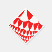 赤と白はかりで測 スタンダードカクテルナプキン (角)