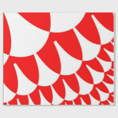 赤と白はかりで測 ラッピングペーパー (フラット)