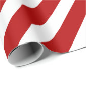 赤と白または赤と緑のキャンディーケーンの基本 ラッピングペーパー (ロールコーナー)