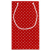 赤と白クリスマスツリー抱き枕 スモールペーパーバッグ (裏面)