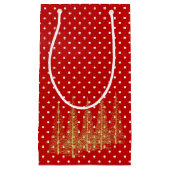 赤と白クリスマスツリー抱き枕 スモールペーパーバッグ (正面)