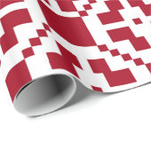 赤と白クリスマスニット ラッピングペーパー (ロールコーナー)