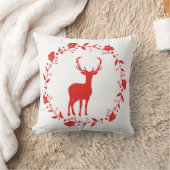 赤と白クリスマス枕の頭 クッション (ブランケット)