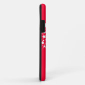 赤と白グリッターハート Case-Mate iPhoneケース (裏面/右)