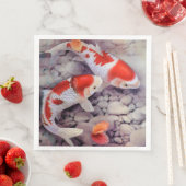 赤と白コイ魚池 (インサイチュ)