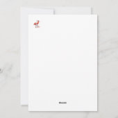 赤と白コウノトリII シーズンカード (裏面)