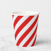 赤と白ストライプ日 紙コップ (裏面)