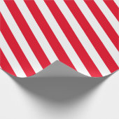 赤と白ストライプ紙 ラッピングペーパー (角)