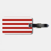 赤と白ストライプ ラゲッジタグ (裏面横)