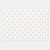 赤と白ストライプ ラッピングペーパーシート (正面3)